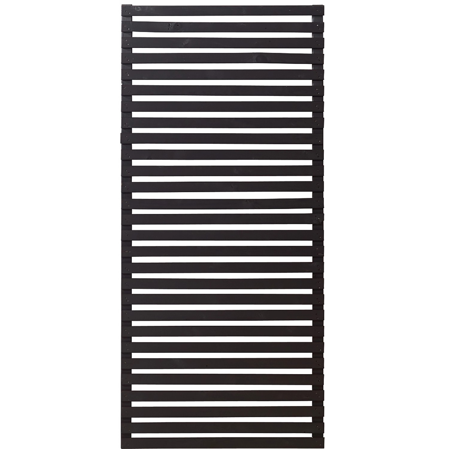 Plus Holz Sichtschutzzaun Tokyo Nadelholz Schwarz 83 cm x 180 cm günstig online kaufen