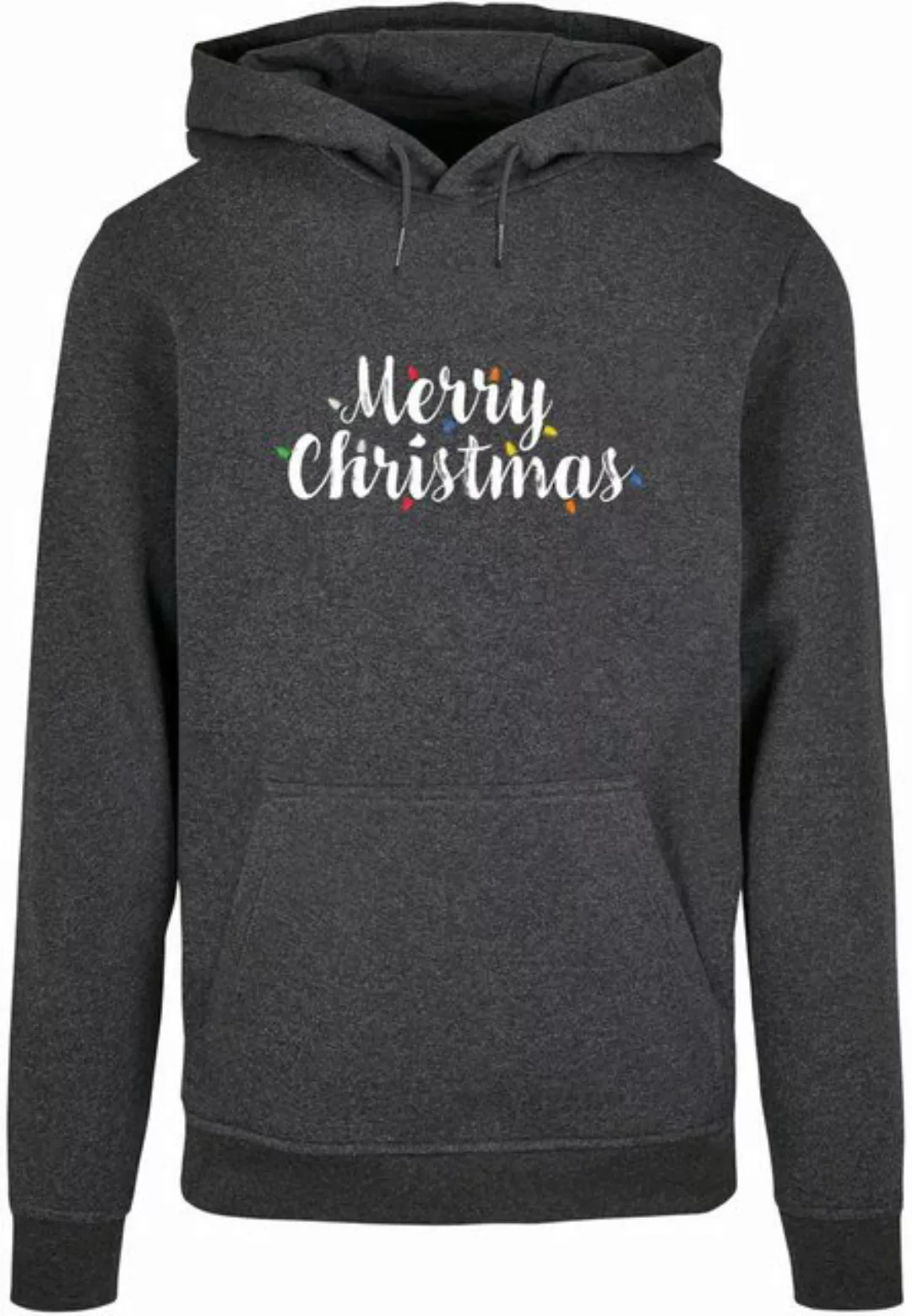 Merchcode Kapuzensweatshirt Merchcode Herren Merry Christmas Lights Basic H günstig online kaufen