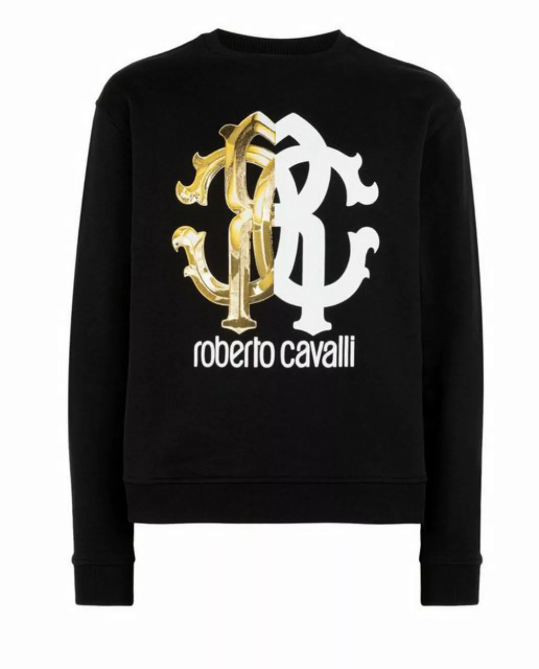 roberto cavalli Sweatshirt Sweatshirt Monogram-Print Pullover RC günstig online kaufen