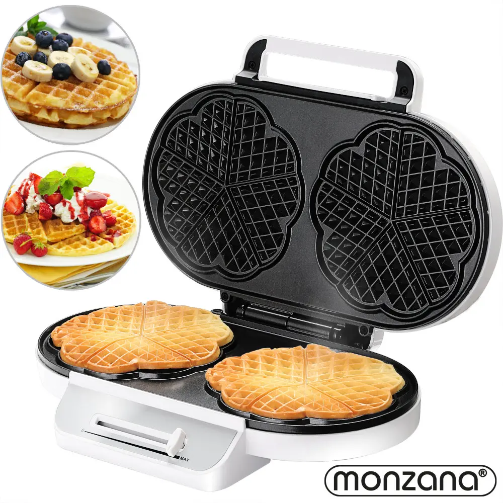 Waffeleisen Weiß 1200W Herzform günstig online kaufen