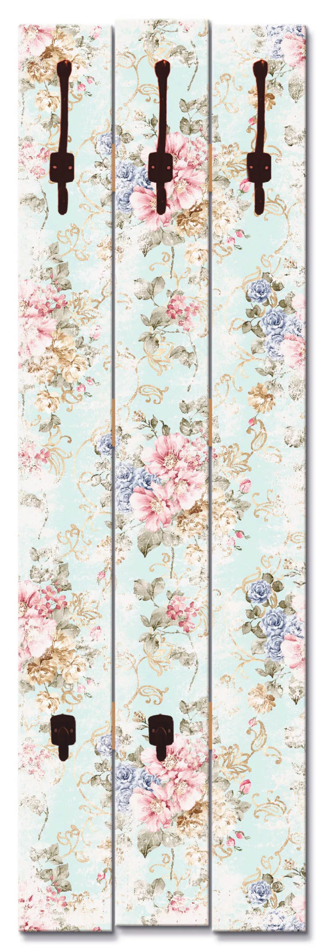 Artland Garderobenleiste "Blumen mit nahtlosem Muster" günstig online kaufen