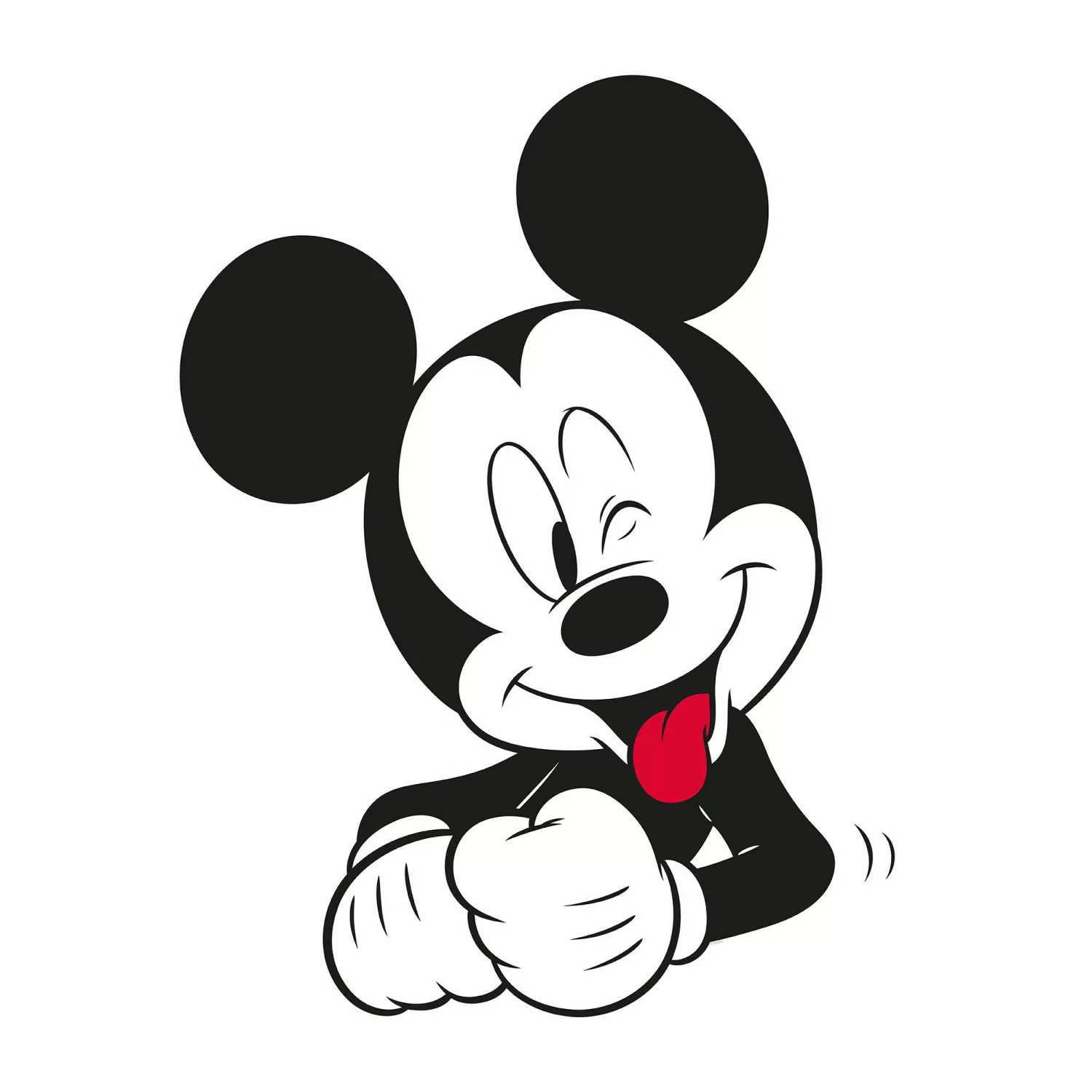 KOMAR Wandbild - Mickey Mouse Funny - Größe: 50 x 70 cm mehrfarbig Gr. one günstig online kaufen