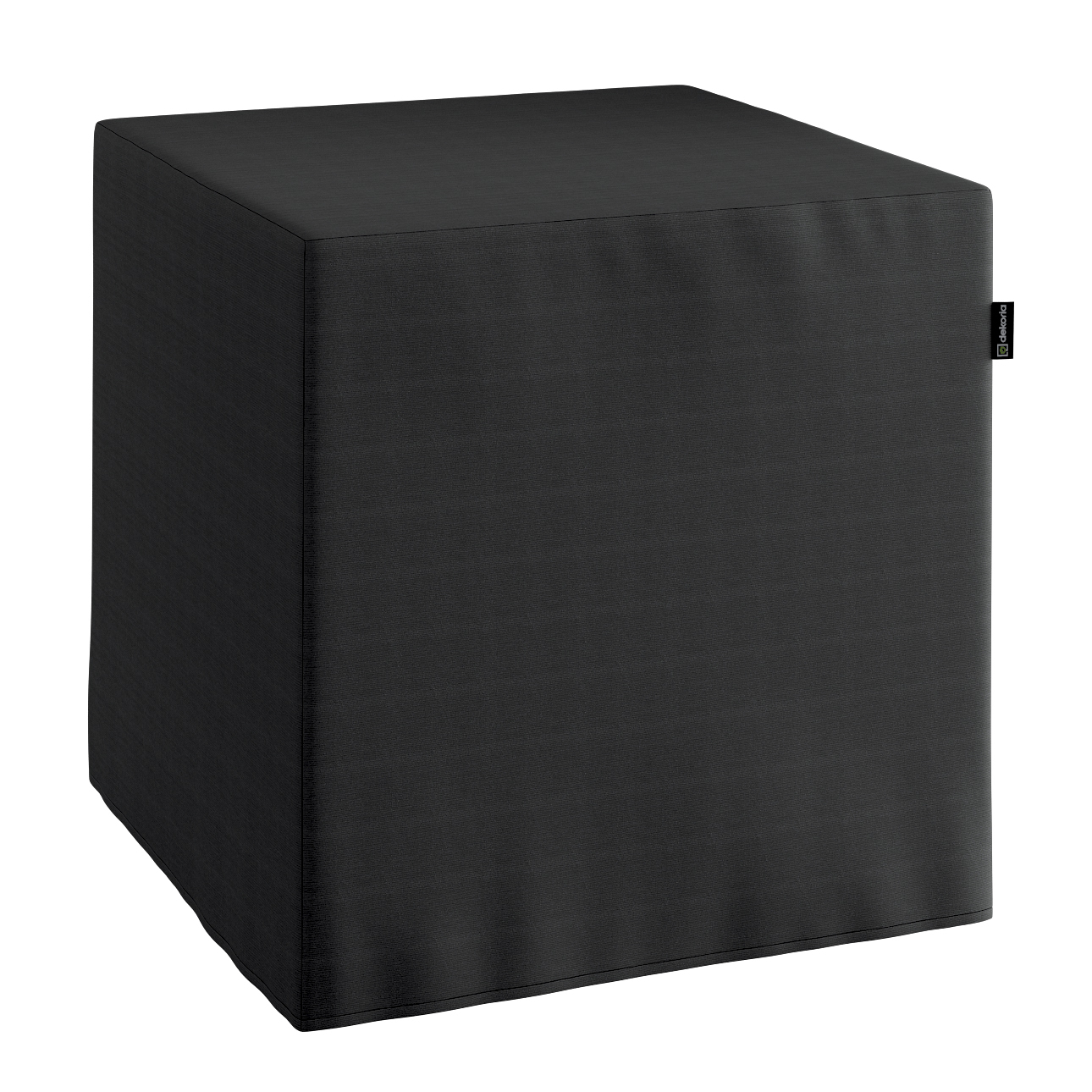 Bezug für Sitzwürfel, schwarz, Bezug für Sitzwürfel 40 x 40 x 40 cm, Loneta günstig online kaufen