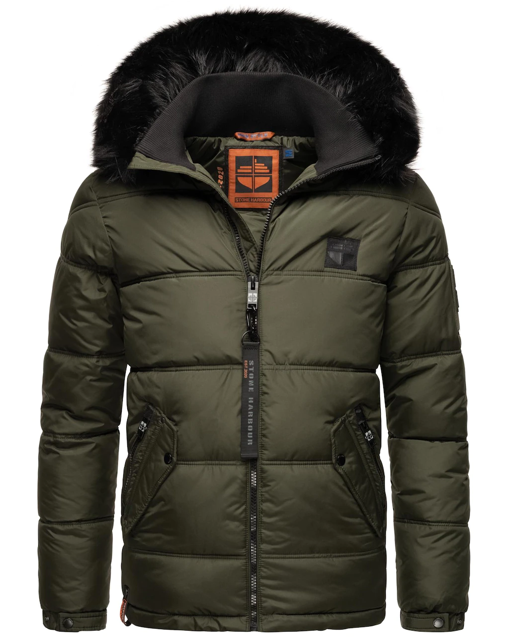 Stone Harbour Steppjacke "Zarlaan", mit Kapuze, gesteppte Winterjacke mit a günstig online kaufen