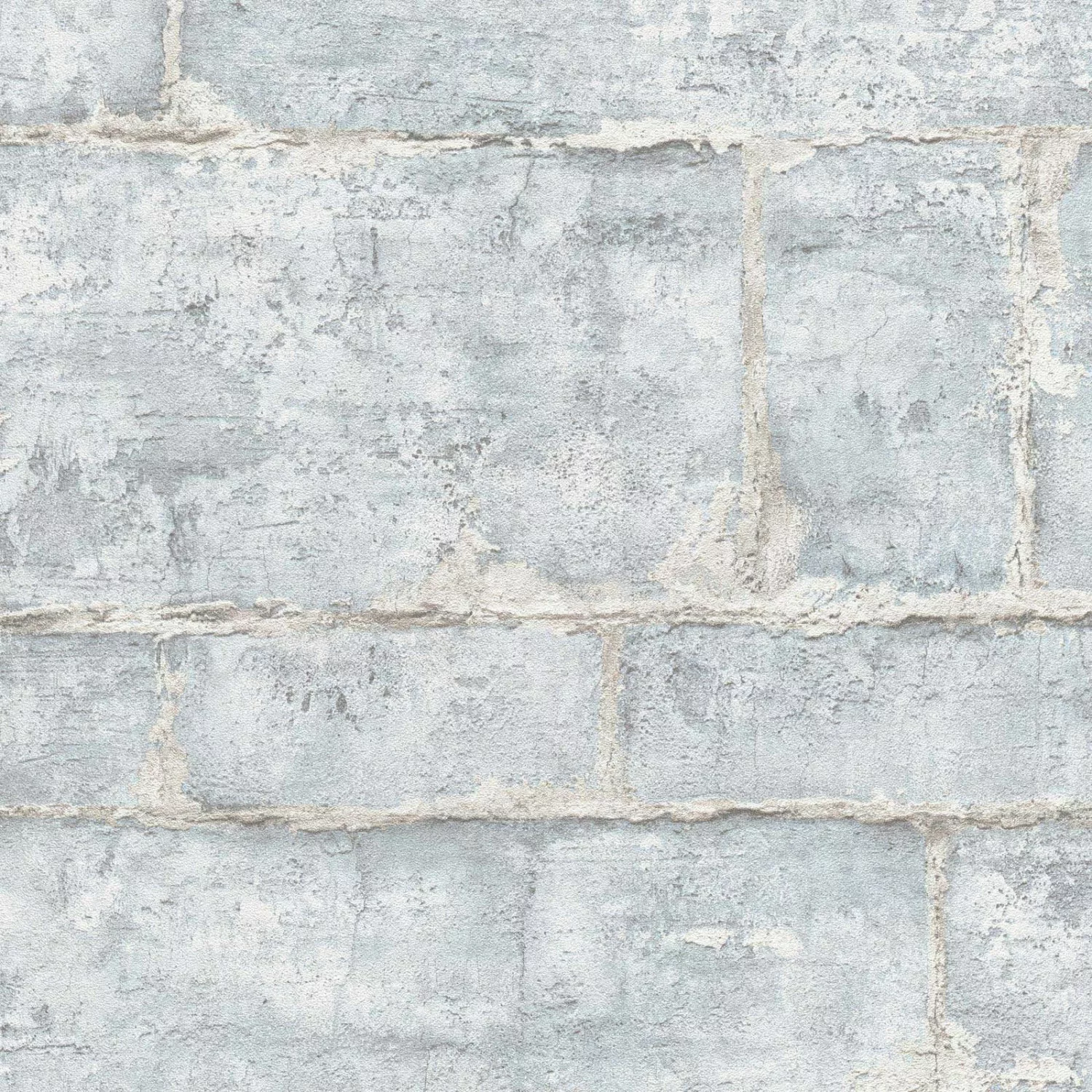 Bricoflor Stein Tapete in Hellblau Moderne Vliestapete in Steinoptik für Sc günstig online kaufen