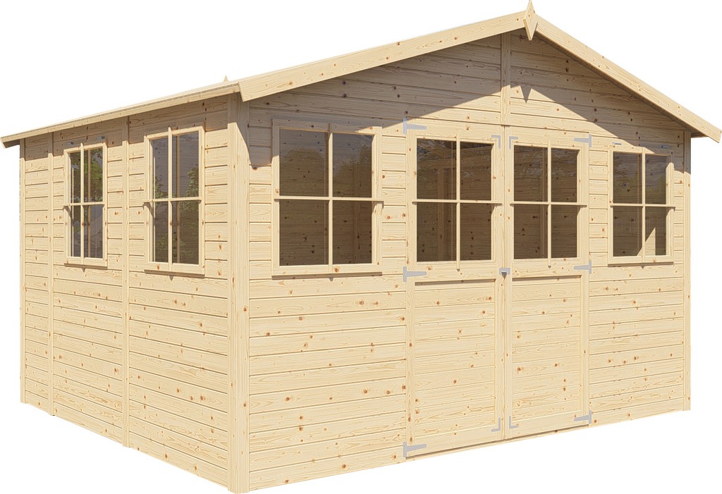 BERTILO Gartenhaus "Workshop Smith naturbelassen", Großes Gartenhaus aus ex günstig online kaufen