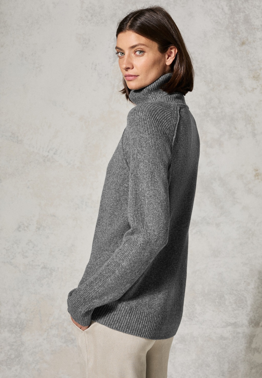 Cecil Strickpullover, aus Baumwolle mit Stretchanteil günstig online kaufen