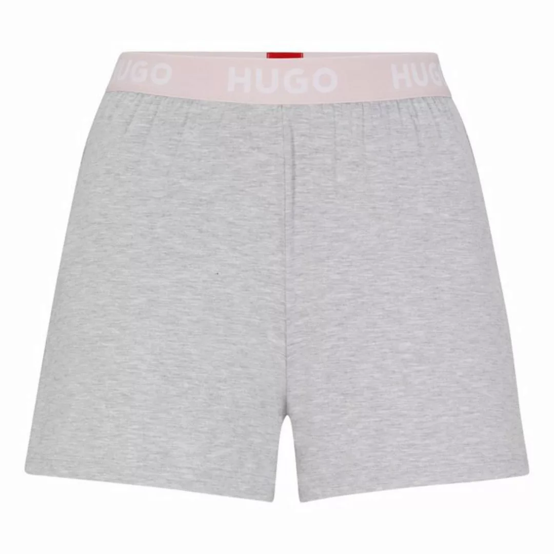 HUGO Pyjamashorts Unite Shorts mit sichtbarem Bund mit Marken-Logos günstig online kaufen