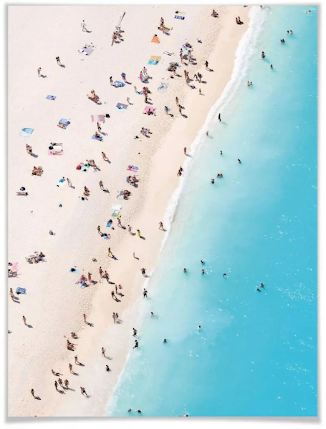 Wall-Art Poster "Strand Zakynthos", Strand, (1 St.), Poster ohne Bilderrahm günstig online kaufen