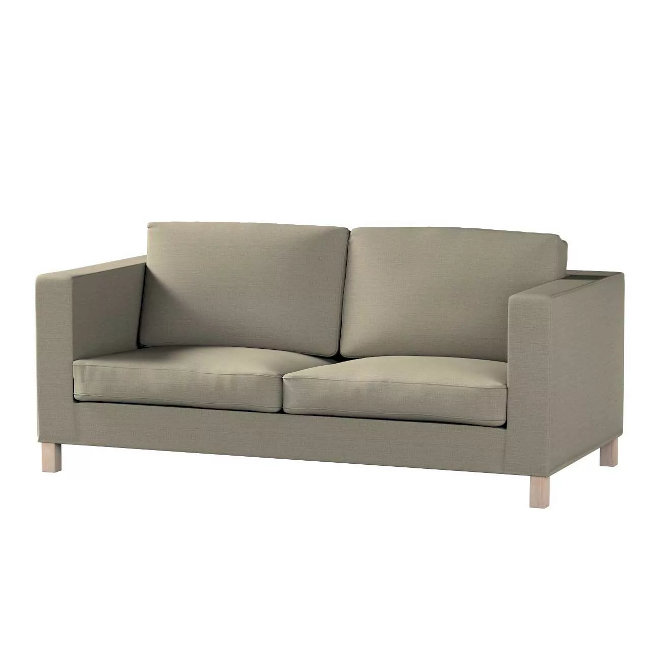 Bezug für Karlanda Schlafsofa, kurz, beige-grau, Bezug für Schlafsofa Karla günstig online kaufen