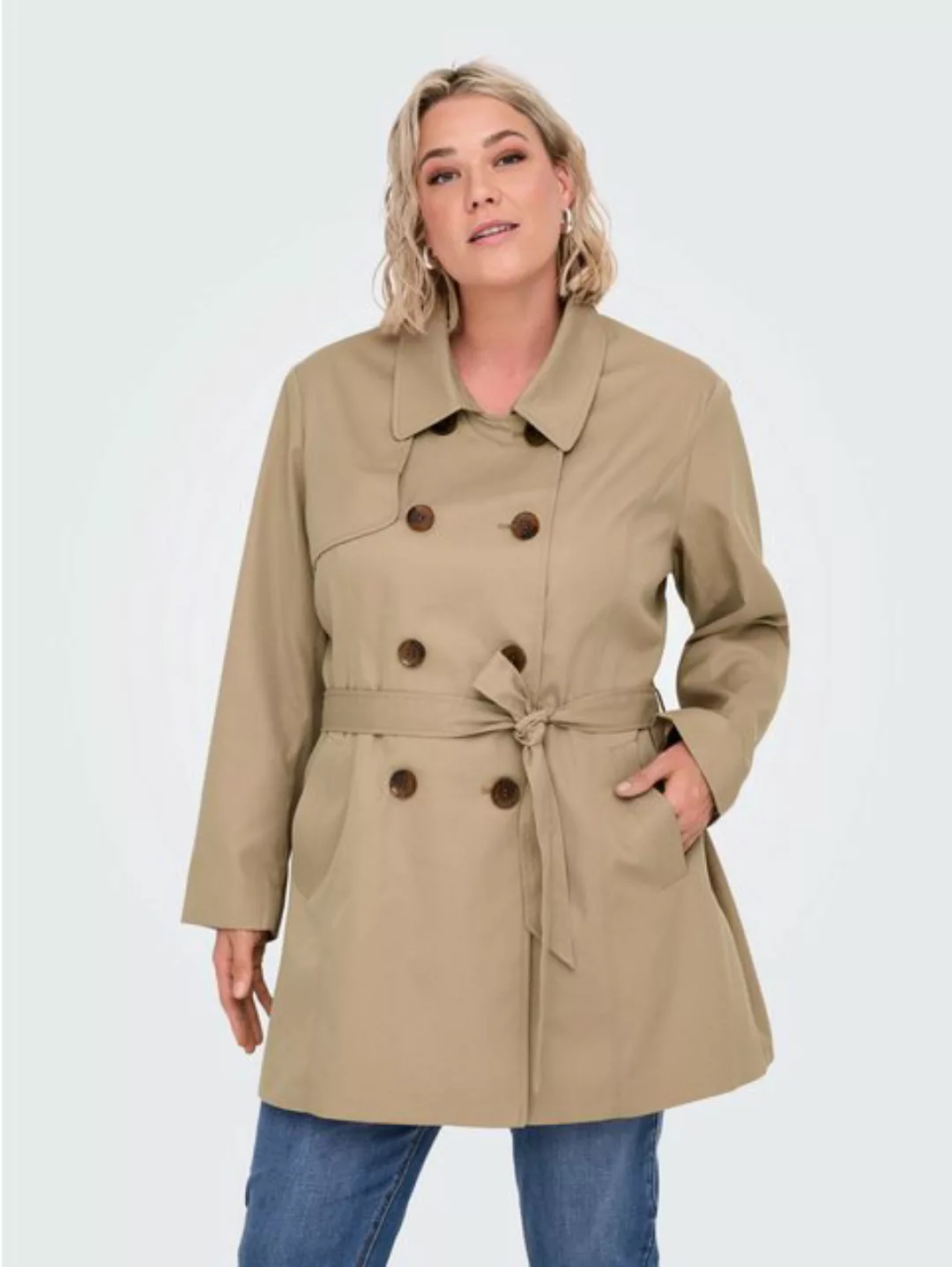 ONLY CARMAKOMA Trenchcoat CARVALERIE TRENCHCOAT OTW günstig online kaufen