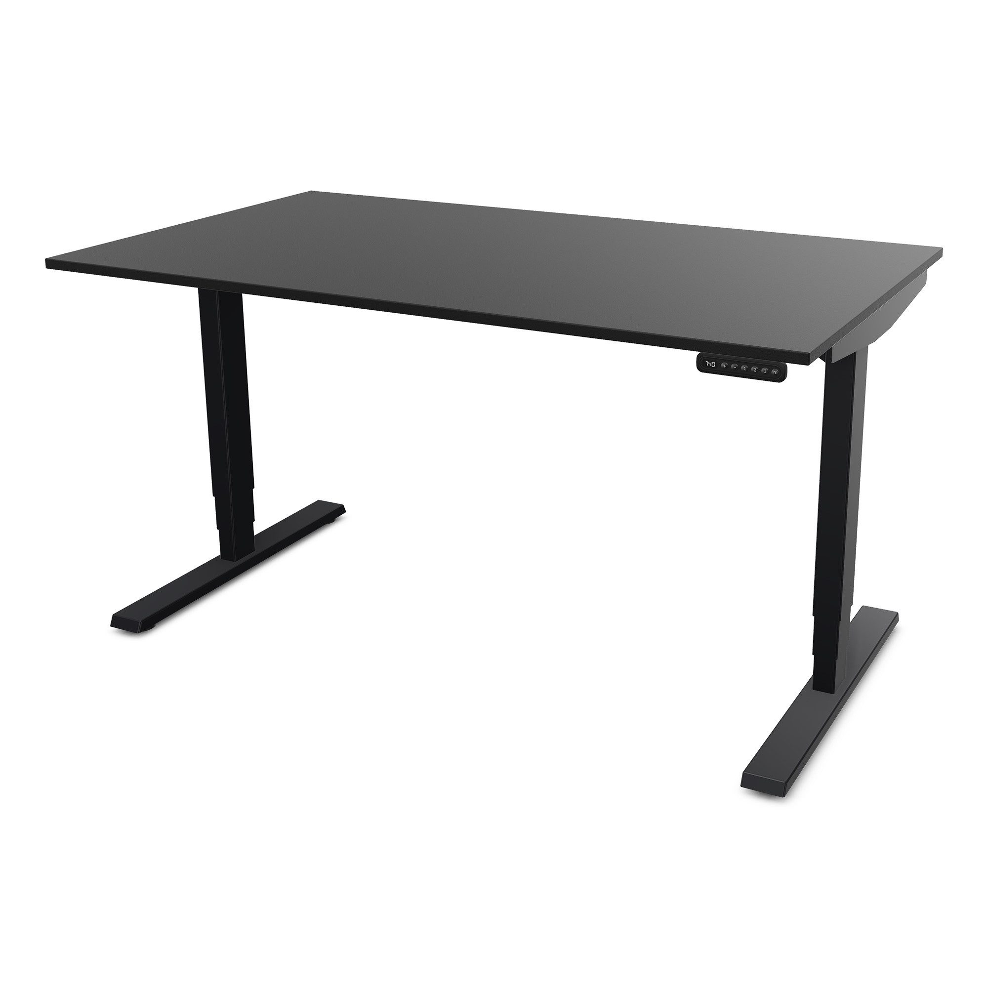 ASSMANN Büromöbel Schreibtisch Y-LINE (120x70cm Schwarz günstig online kaufen