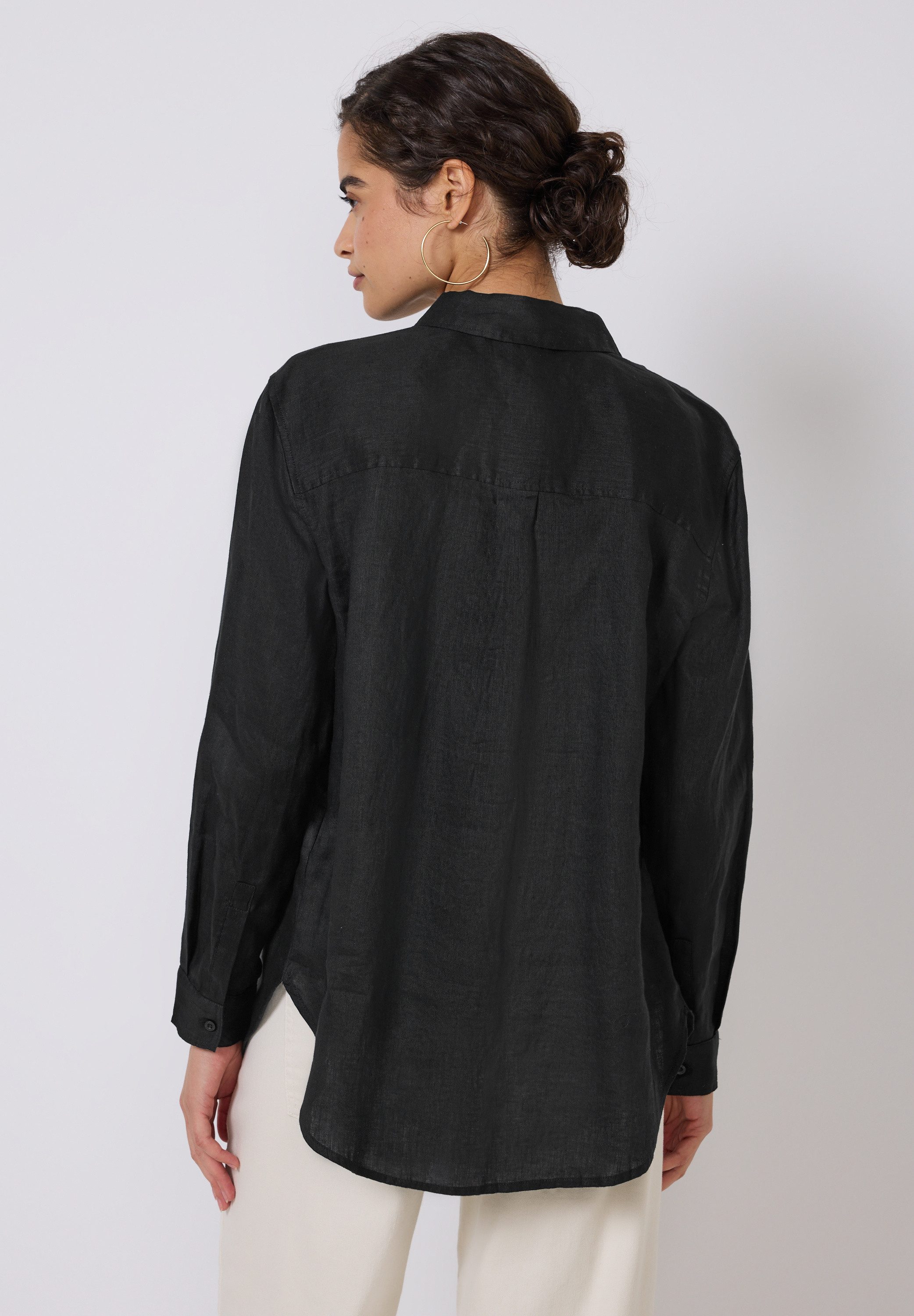 STREET ONE STUDIO Hemdbluse, mit Knopfleiste günstig online kaufen