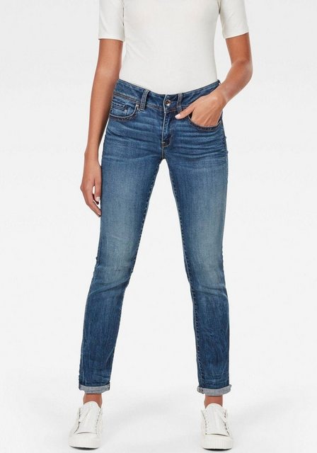 G-STAR Straight-Jeans "Midge Straight Women", mit Used-Effekten günstig online kaufen