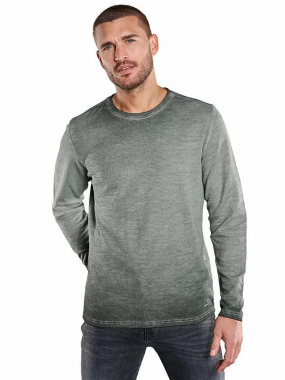 emilio adani Langarmshirt Langarm-Shirt strukturiert günstig online kaufen