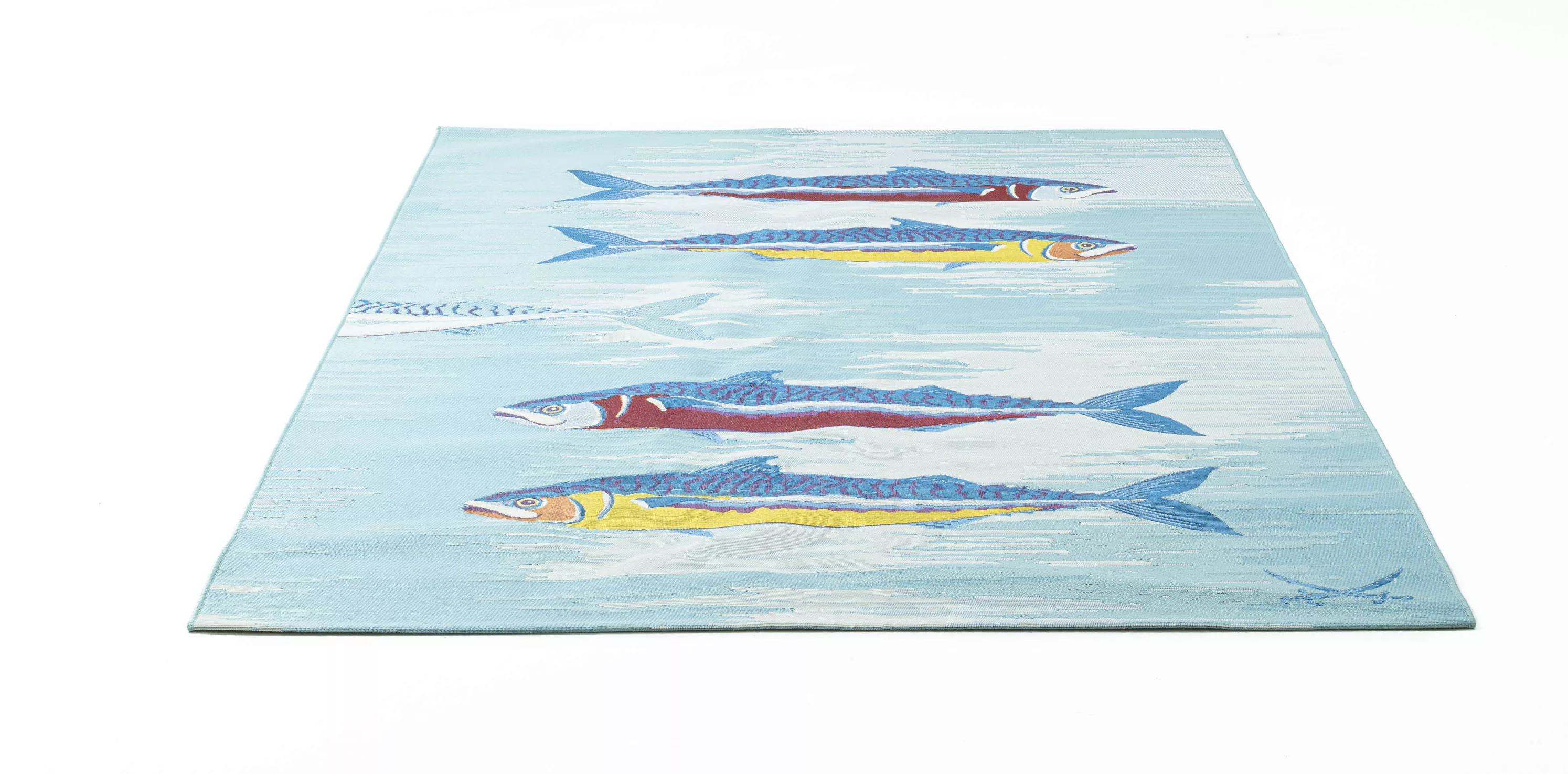 Sansibar Teppich »Rantum Beach SA-015«, rechteckig, Flachgewebe, modernes D günstig online kaufen