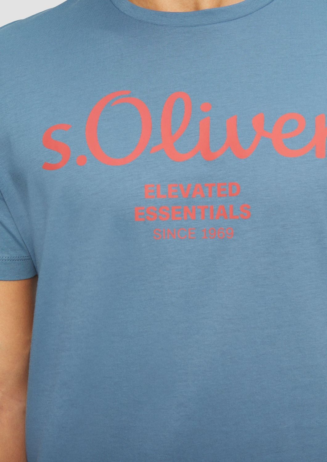 s.Oliver T-Shirt mit Logo-Print Rundhals, kurzarm günstig online kaufen