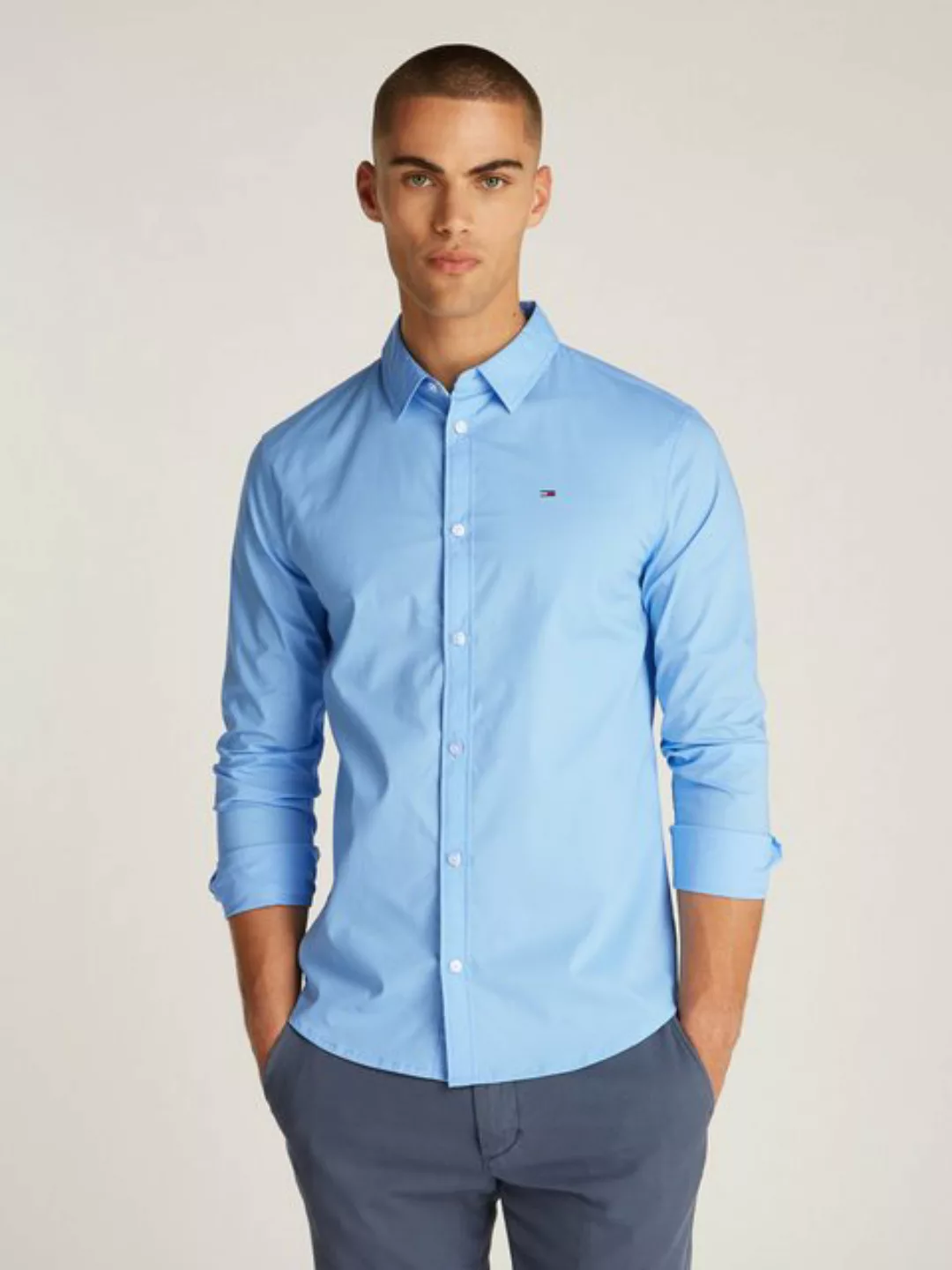 Tommy Jeans Langarmhemd Sabim Stretch Hemd Shirt Stretch Hemd, Premium, Sli günstig online kaufen