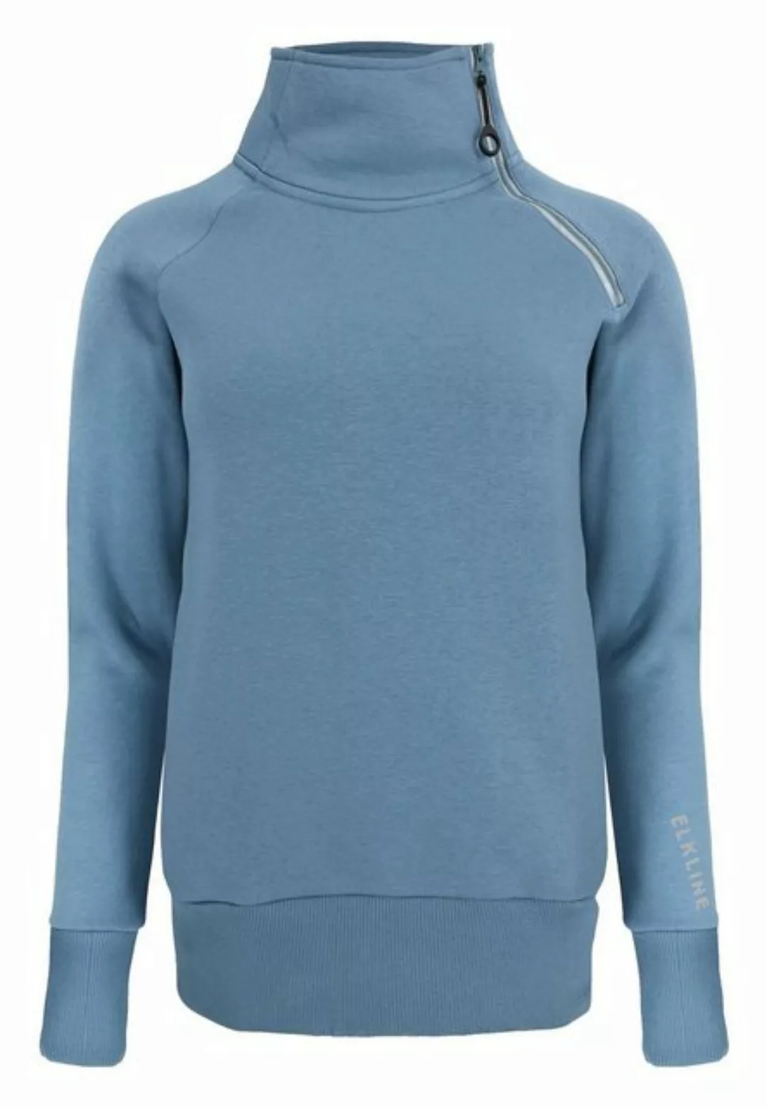 Elkline Sweatshirt Performance Stehkragen mit Reißverschluss und Seitentasc günstig online kaufen