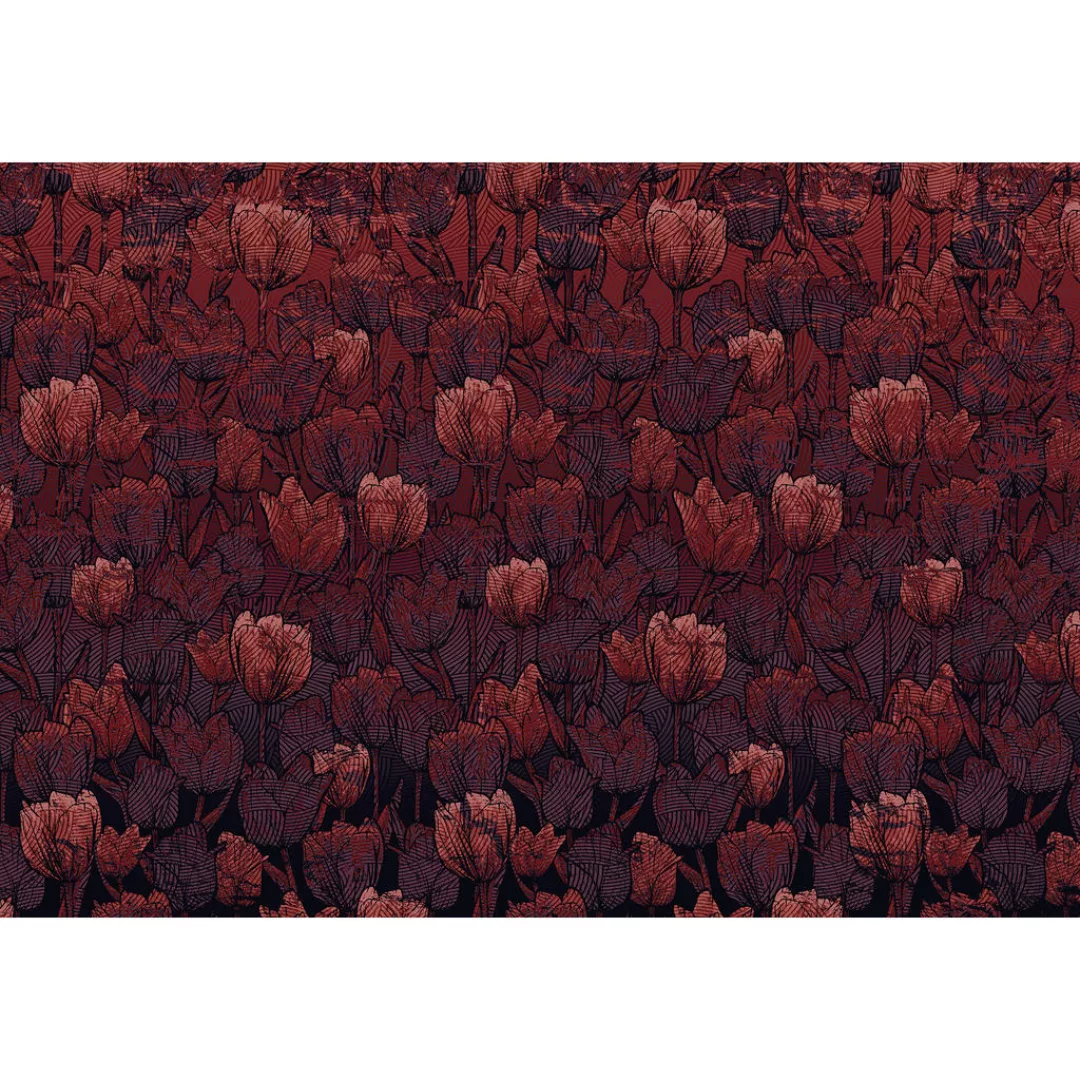 Sanders & Sanders Fototapete Tulpen Rot 400 x 280 cm 611861 günstig online kaufen