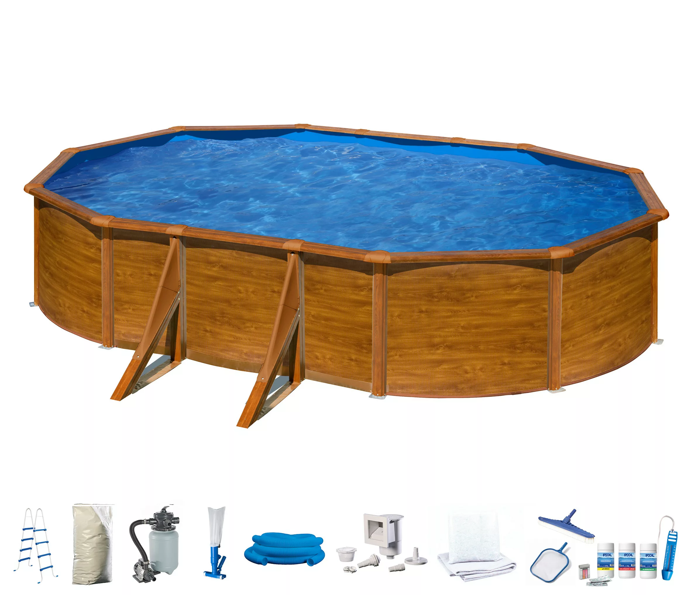 my POOL BWT Ovalpool, (Set), 10-tlg., BxLxH: 375x610x120 cm günstig online kaufen