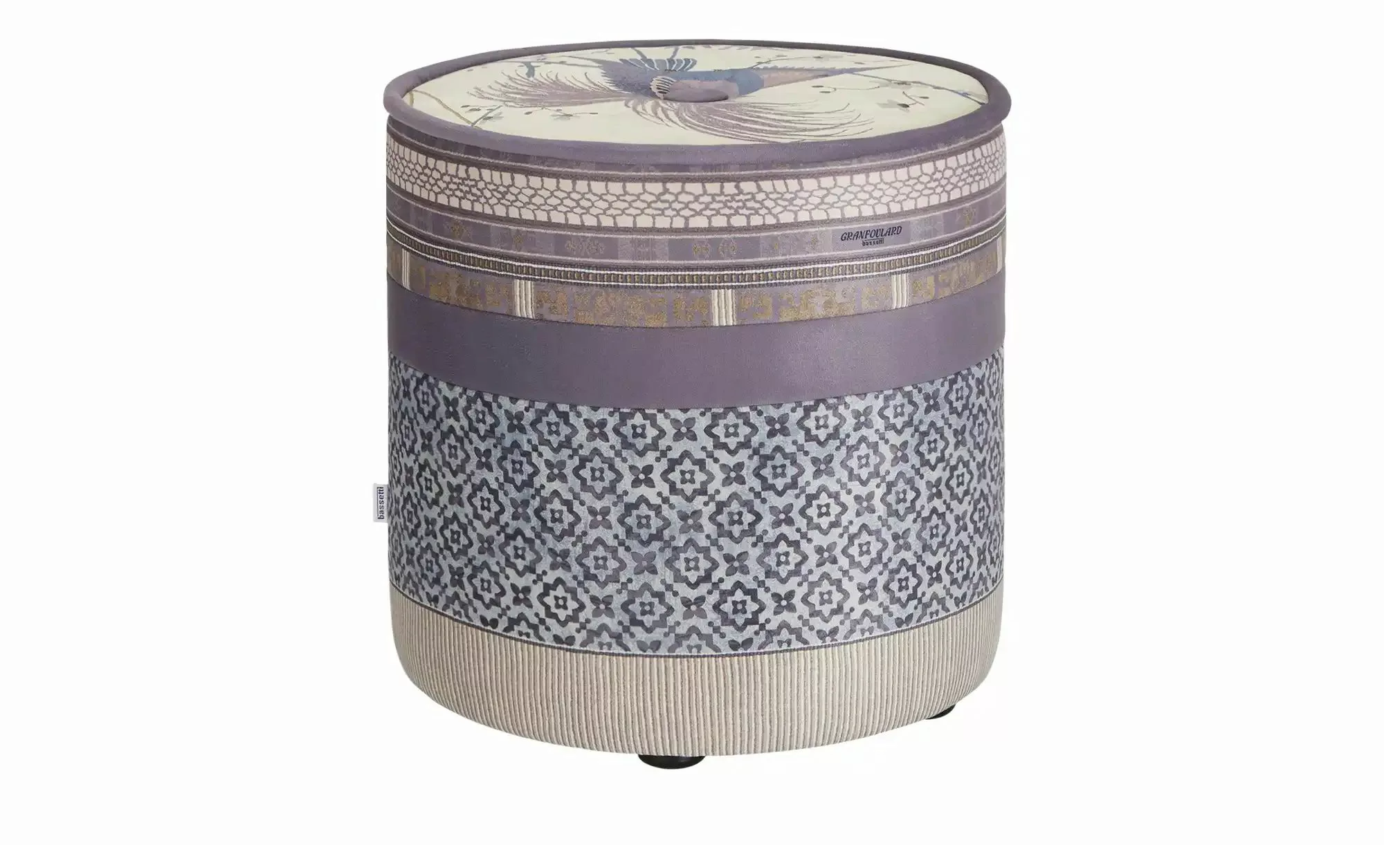 bassetti by SCHRÖNO Pouf  Tinetto ¦ lila/violett ¦ Maße (cm): H: 44  Ø: 43 günstig online kaufen