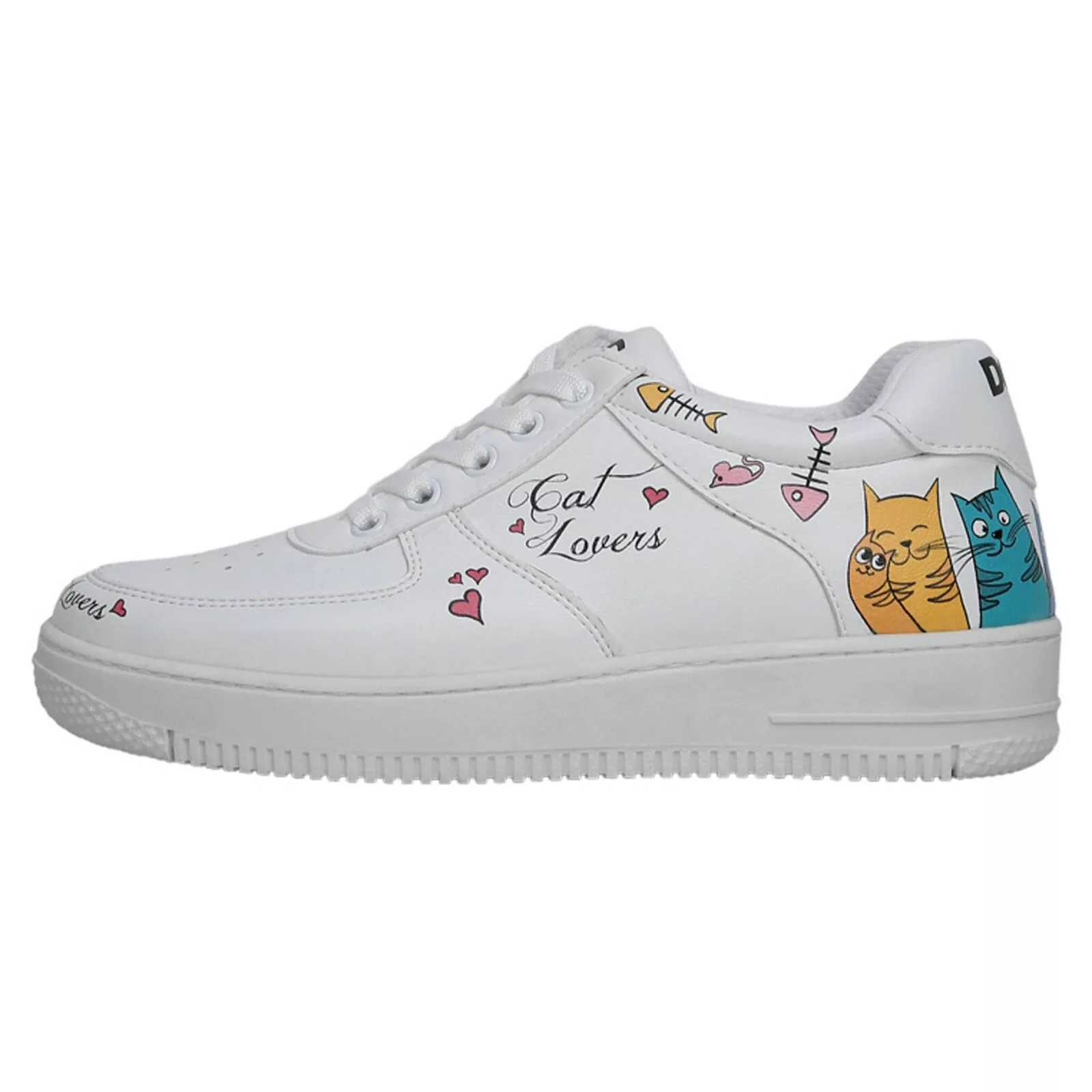 DOGO Sneaker "Damen Dice Sneakers Cat Lovers Vegan Damen Sneaker / female", günstig online kaufen