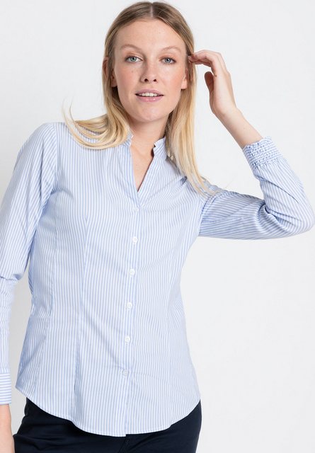 Baumwoll/Stretch Bluse, gestreift, Frühjahrs-Kollektion günstig online kaufen