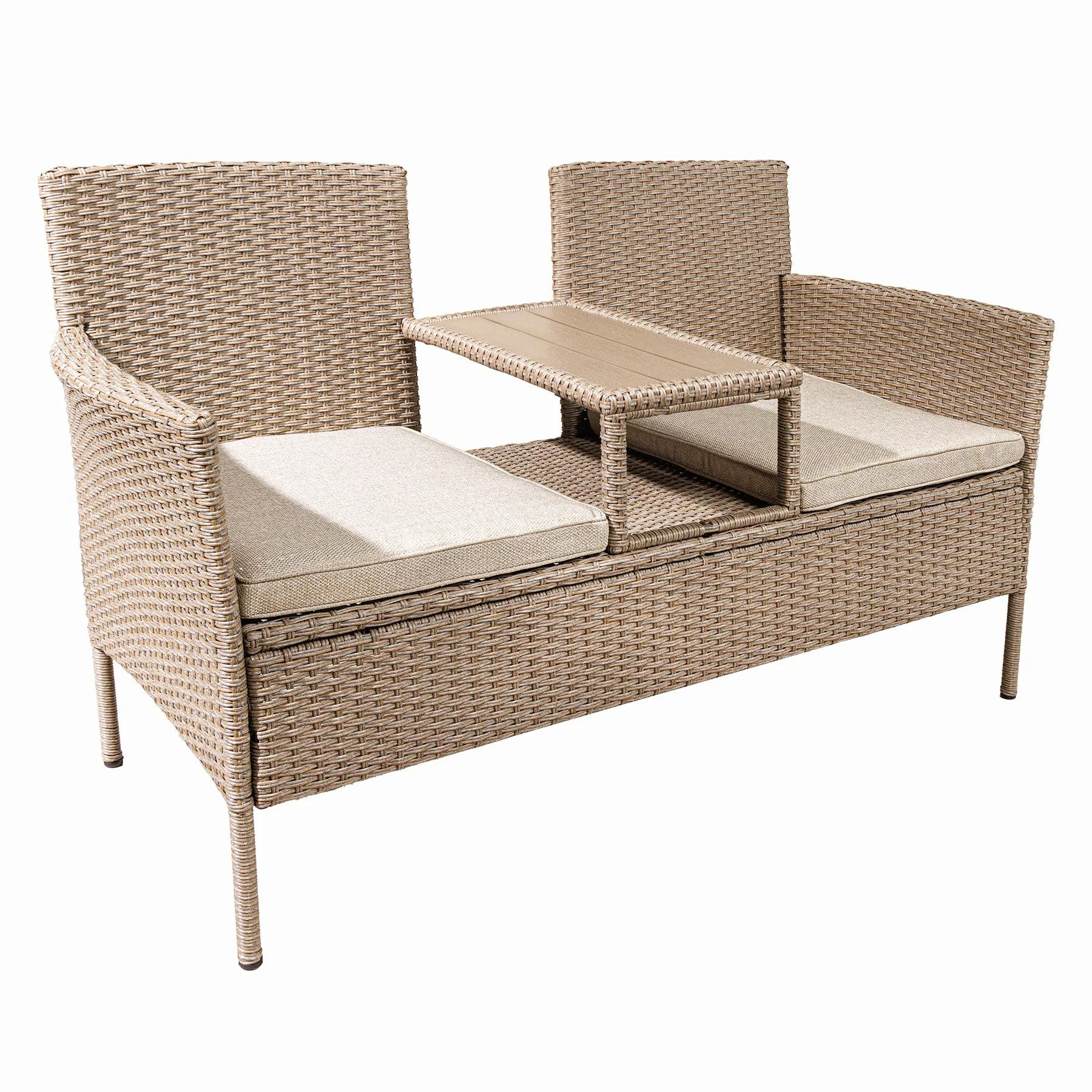 riess-ambiente Gartenbank PORTOFINO 140cm natur / günstig online kaufen