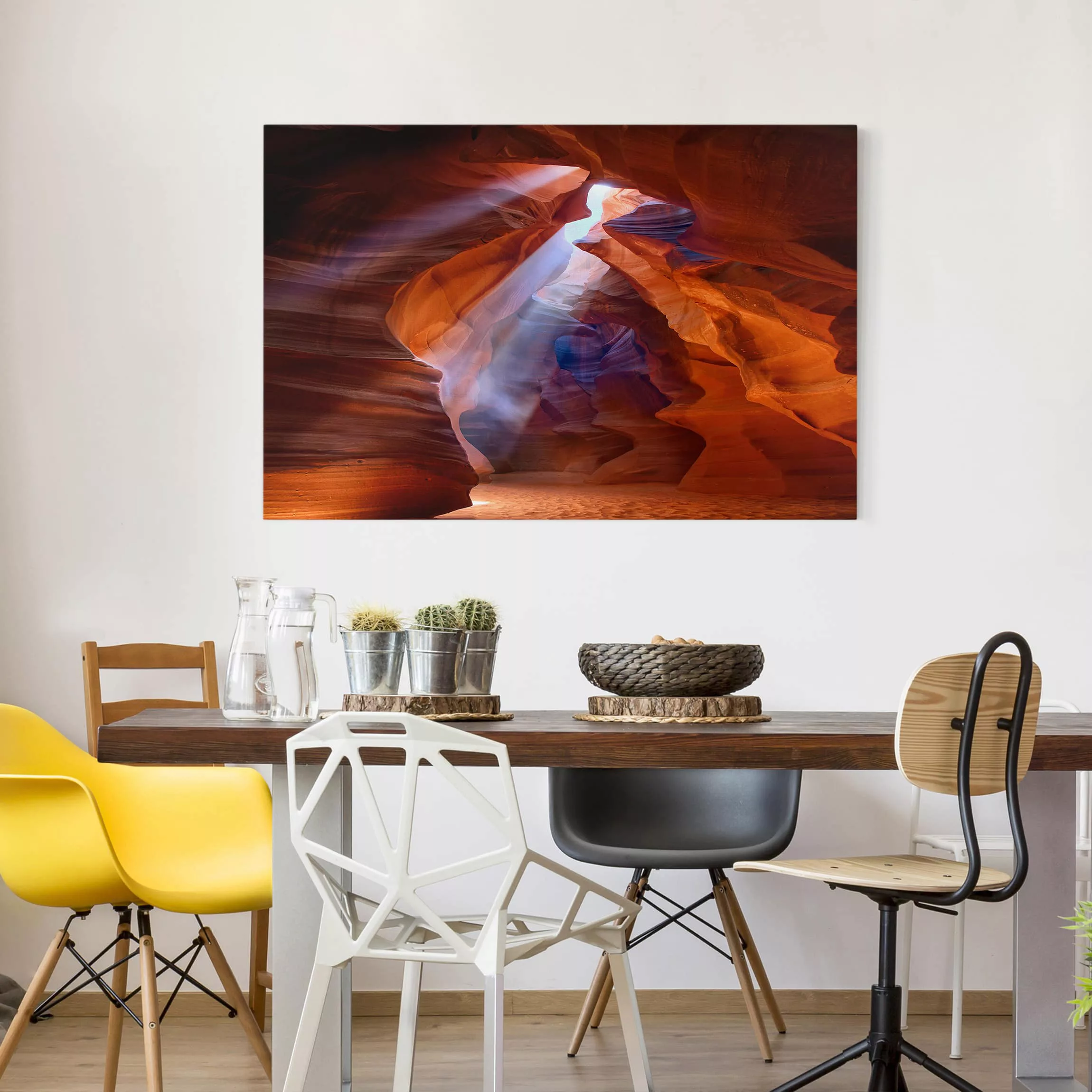 Leinwandbild Natur & Landschaft - Querformat Lichtspiel im Antelope Canyon günstig online kaufen