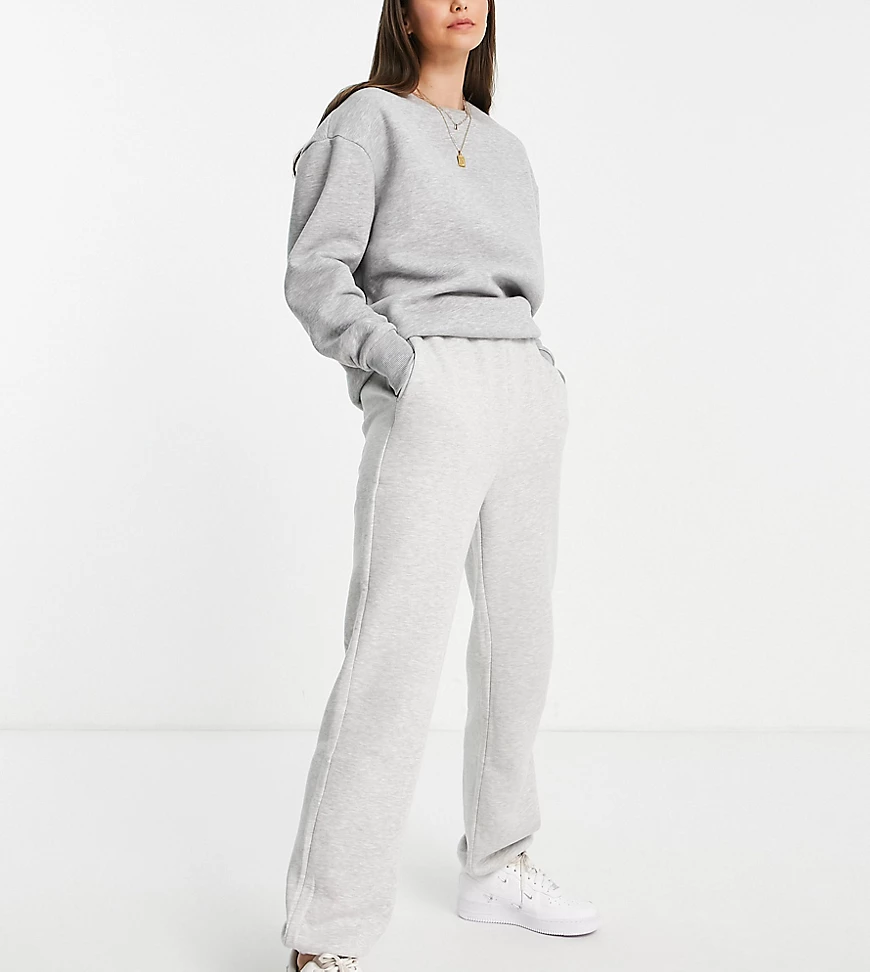 ASOS DESIGN Tall – Ultimate – Jogginghose in Kalkgrau günstig online kaufen