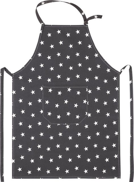 Kracht Kochschürze Sternchen, (Set, 1-tlg., Set), Nackenband und aufgesetzt günstig online kaufen