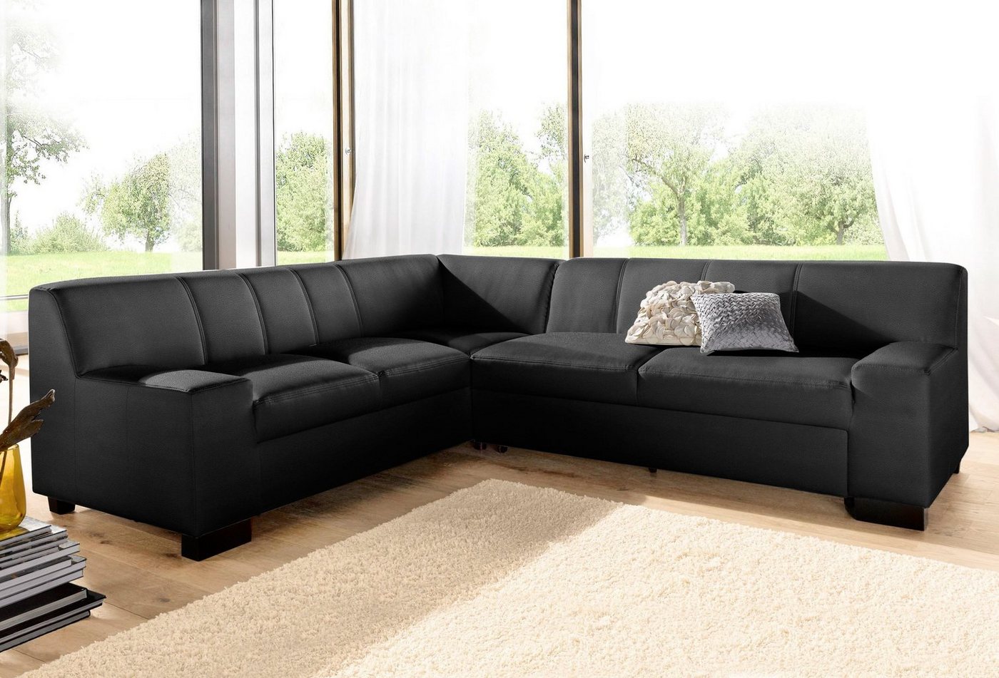 DOMO collection Ecksofa "Norma Top L-Form", wahlweise mit Bettfunktion günstig online kaufen