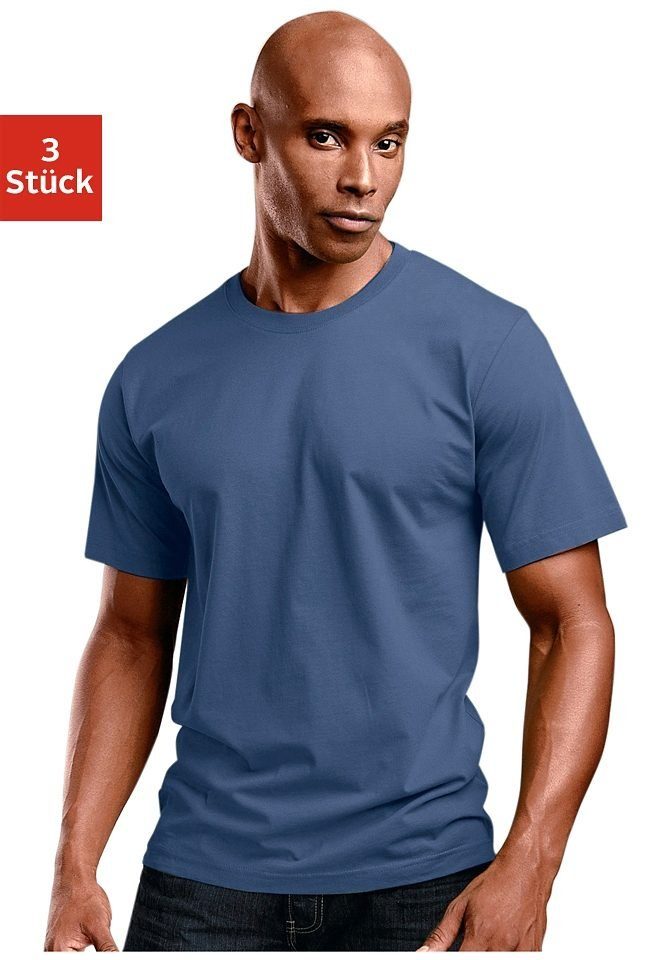 H.I.S T-Shirt, (Packung, 3 tlg.), aus Baumwolle perfekt als Unterziehshirt günstig online kaufen