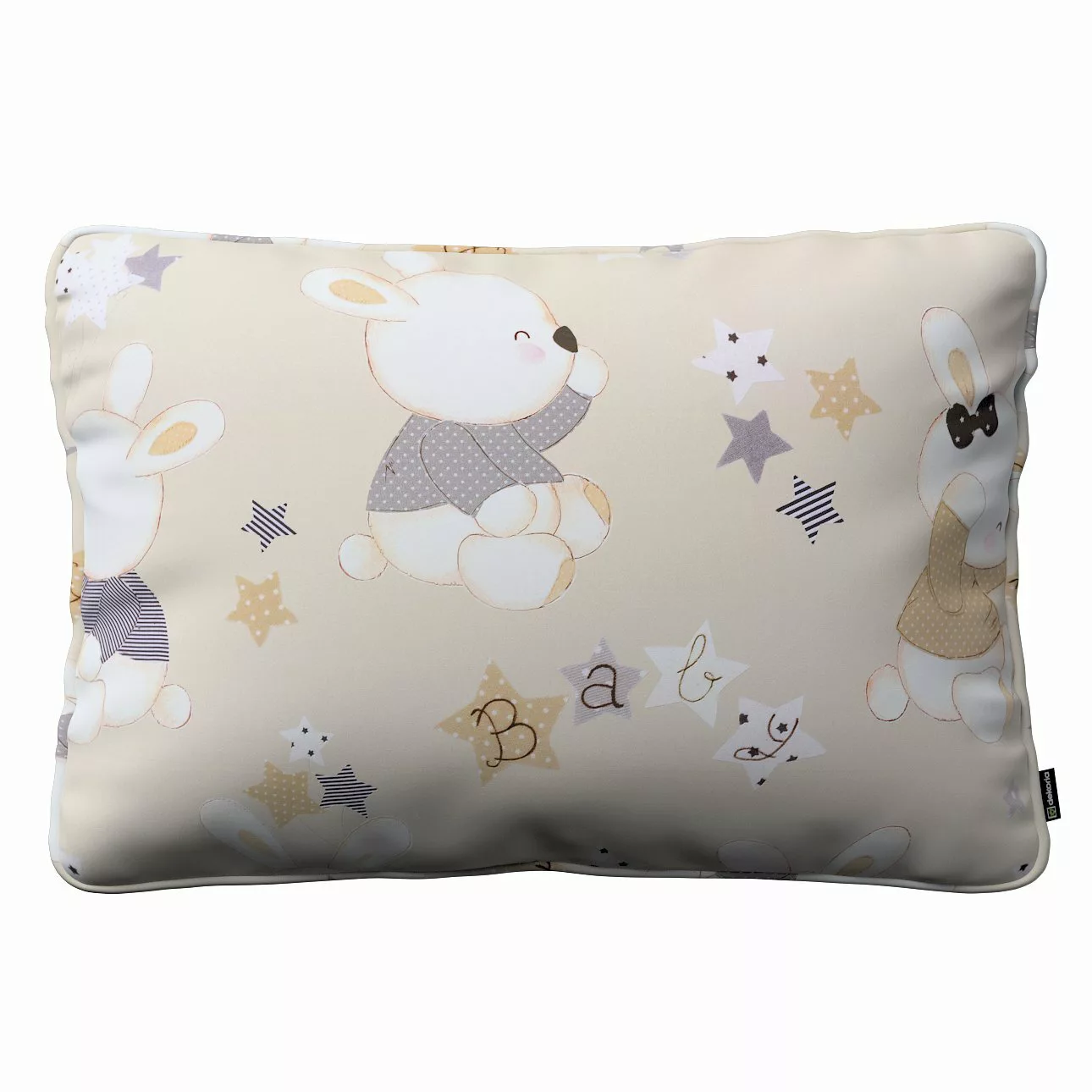 Kissenhülle Gabi mit Paspel 60x40cm, creme-beige, 60 x 40 cm, SALE (141-85) günstig online kaufen