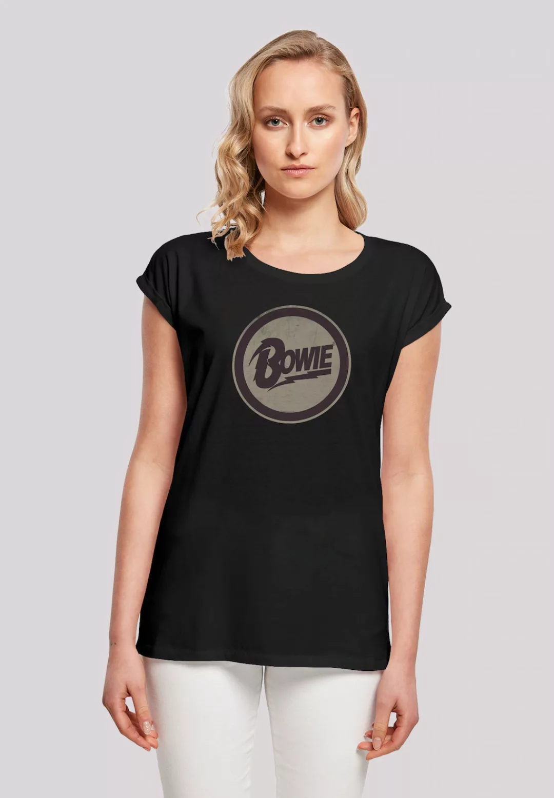 F4NT4STIC T-Shirt "David Bowie Logo" günstig online kaufen