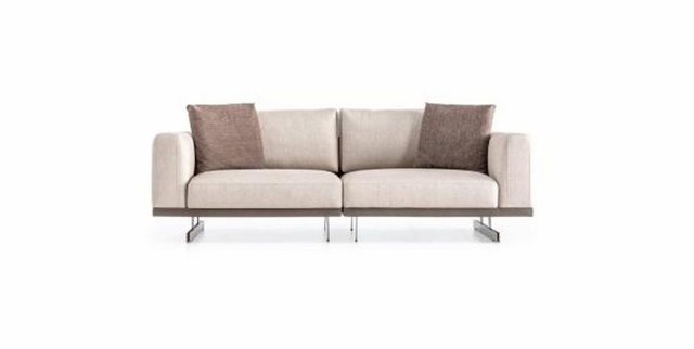 Xlmoebel Sofa Zweisitzer Luxus Möbel Polsterbeige Modernes Wohnzimmer Sofa günstig online kaufen