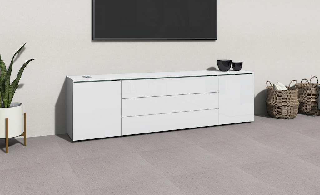 borchardt Möbel Lowboard "San Diego", Breite 200 cm günstig online kaufen