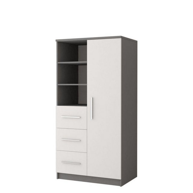 MOEBLO Kleiderschrank Marsala 3SD 05 (mit Schubladen Regal, Vitrine Kleider günstig online kaufen