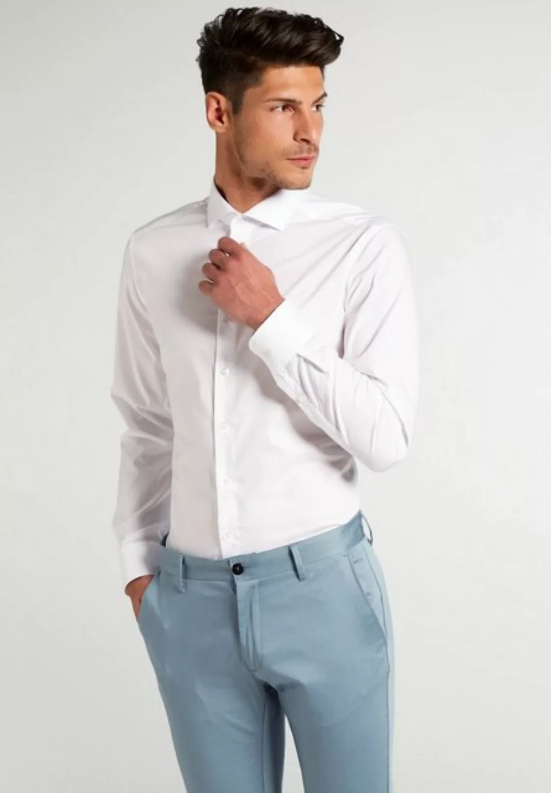 Eterna Langarmhemd SLIM FIT NON IRON (bügelfrei) günstig online kaufen