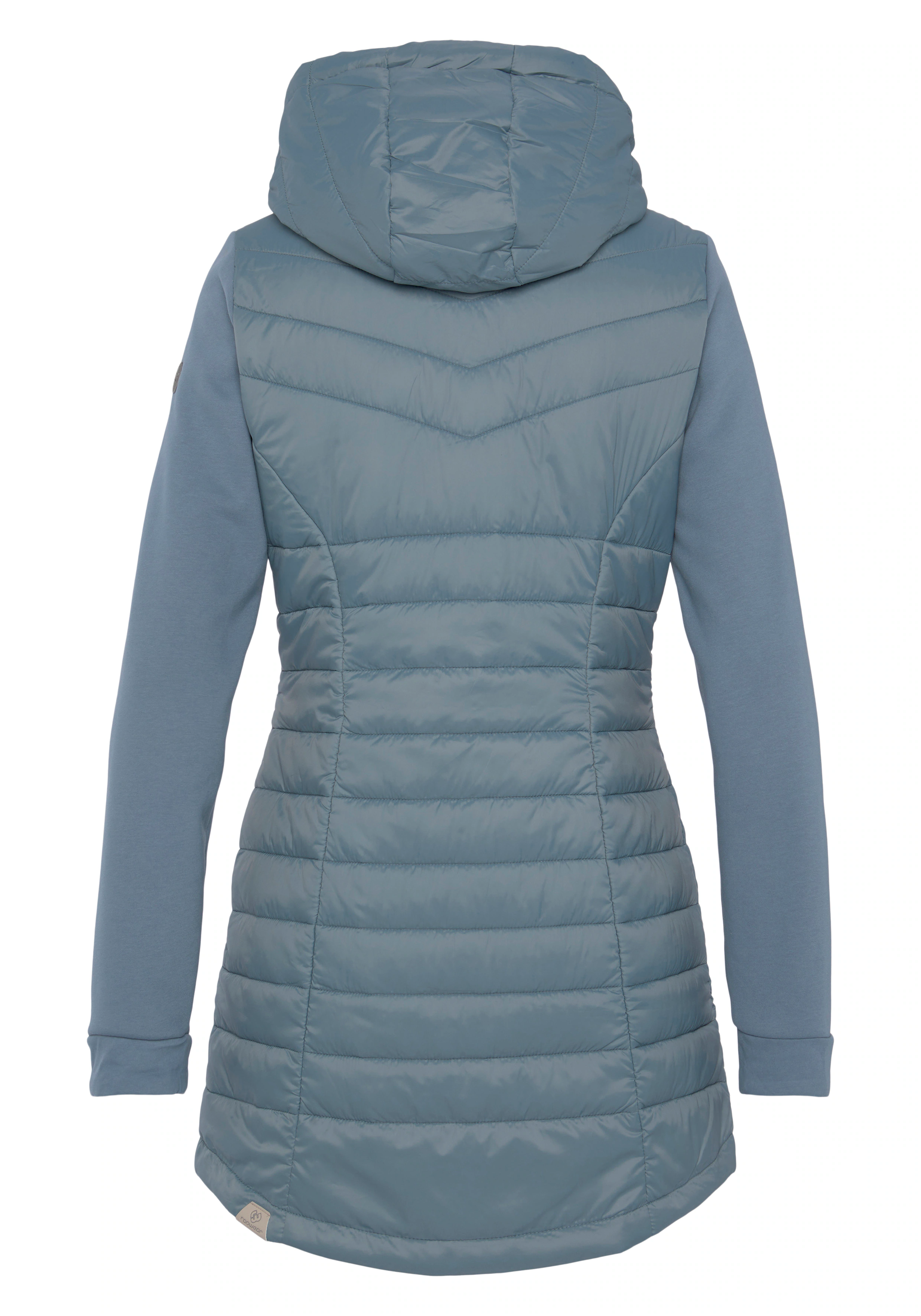 Ragwear Steppjacke "LUCINDA LONG", mit Kapuze, modischer Materialmix aus Sw günstig online kaufen