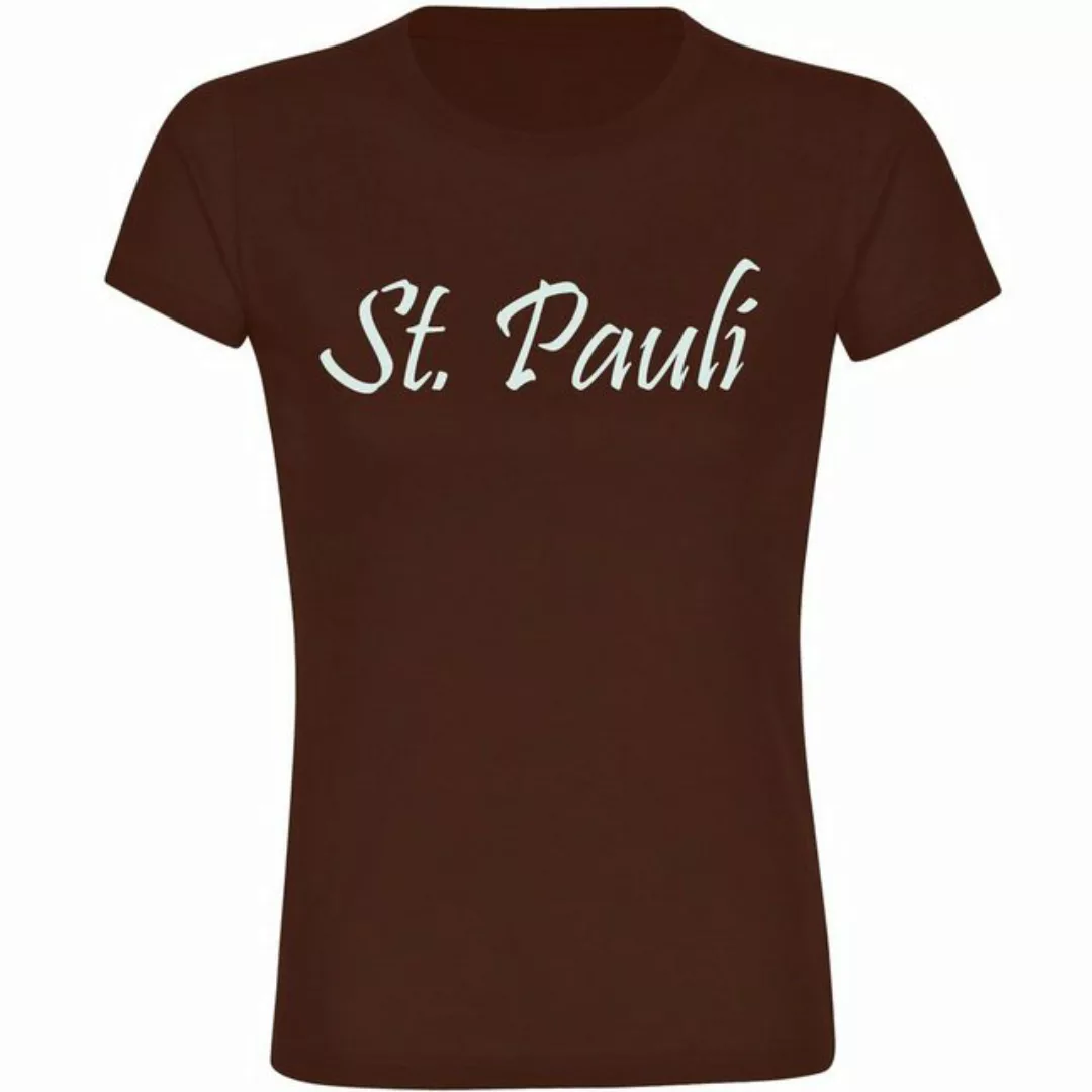 multifanshop T-Shirt Damen St. Pauli - Schriftzug - Frauen günstig online kaufen
