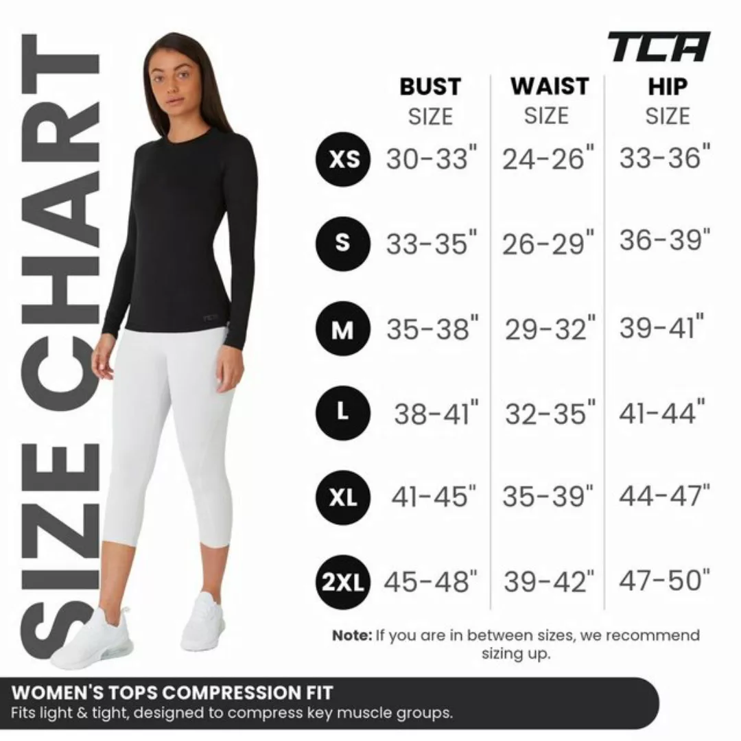 TCA Langarmshirt TCA Damen Thermo-Laufshirt, Langarm, Beige, XXL (1-tlg) günstig online kaufen