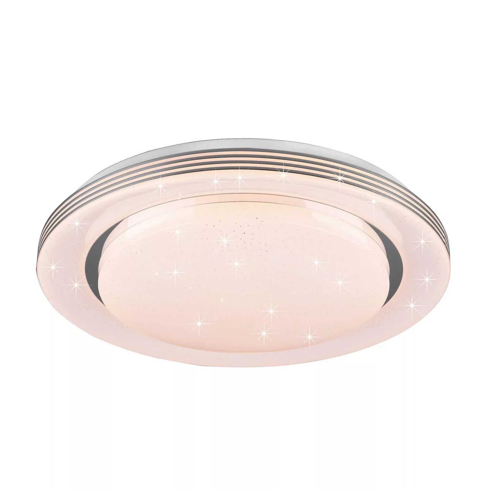 LED-Deckenlampe Atria, Ø 48 cm, weiß, Kunststoff, CCT günstig online kaufen