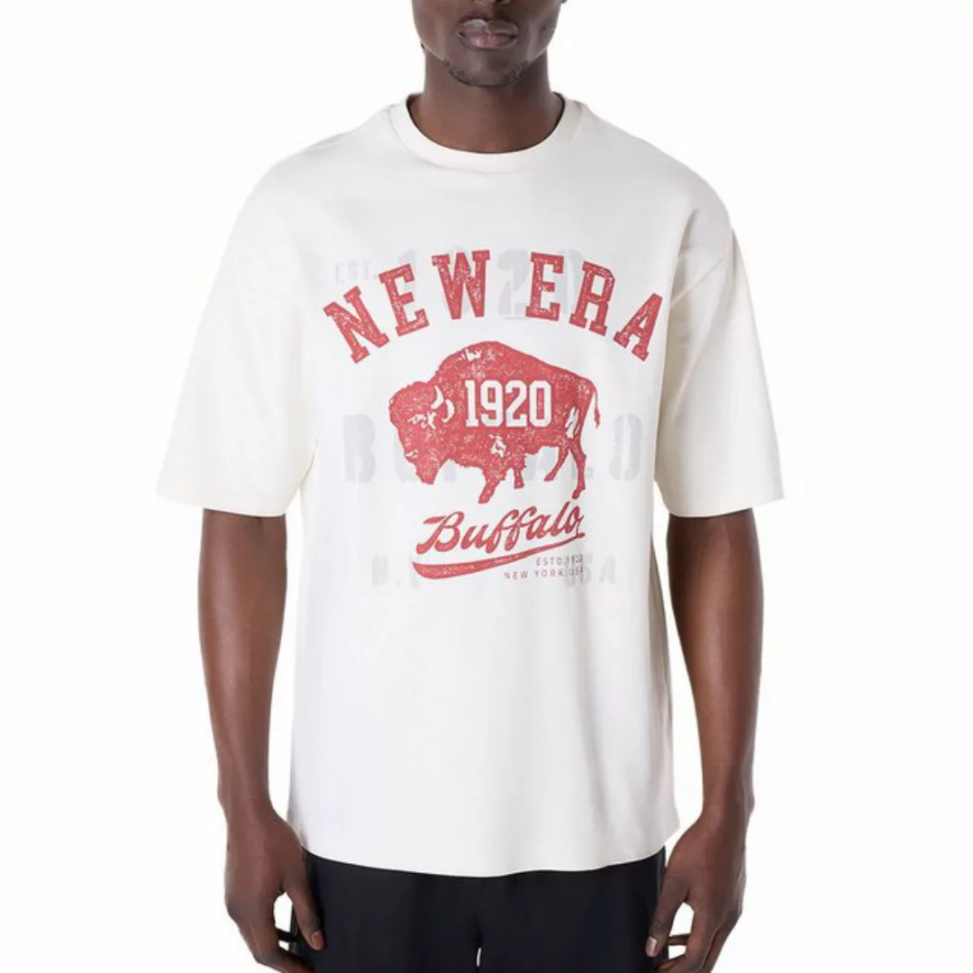 New Era Print-Shirt Oversized BRAND off white günstig online kaufen