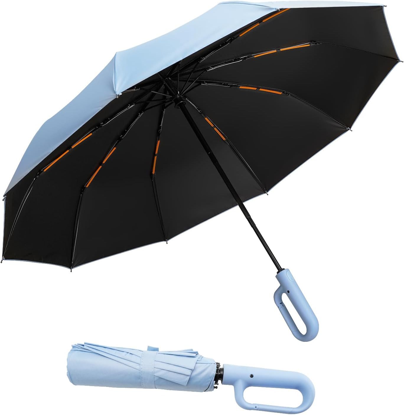 Coonoor Taschenregenschirm Vollautomatischer Faltregenschirm, großer Tasche günstig online kaufen