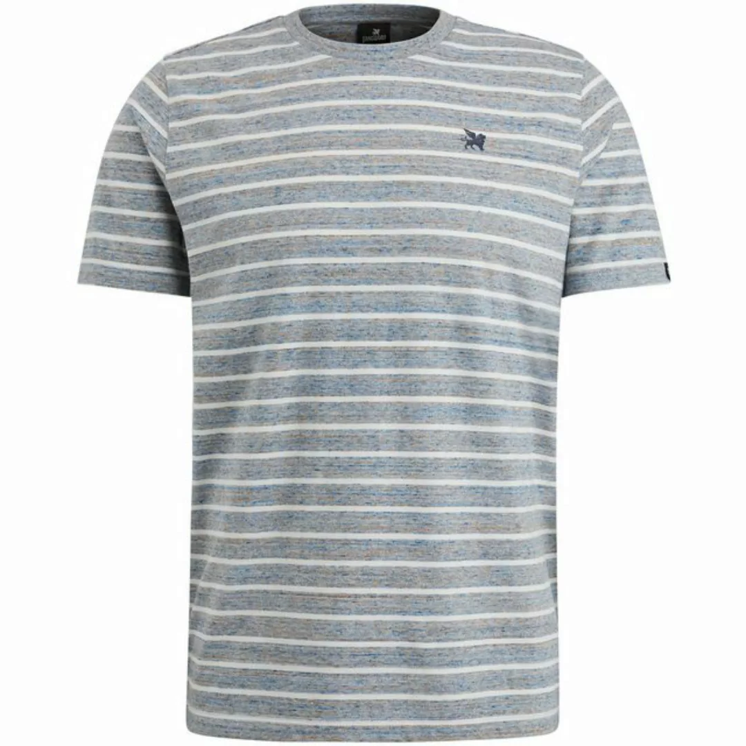 Vanguard T-Shirt Streifen Grau Blau - Größe L günstig online kaufen