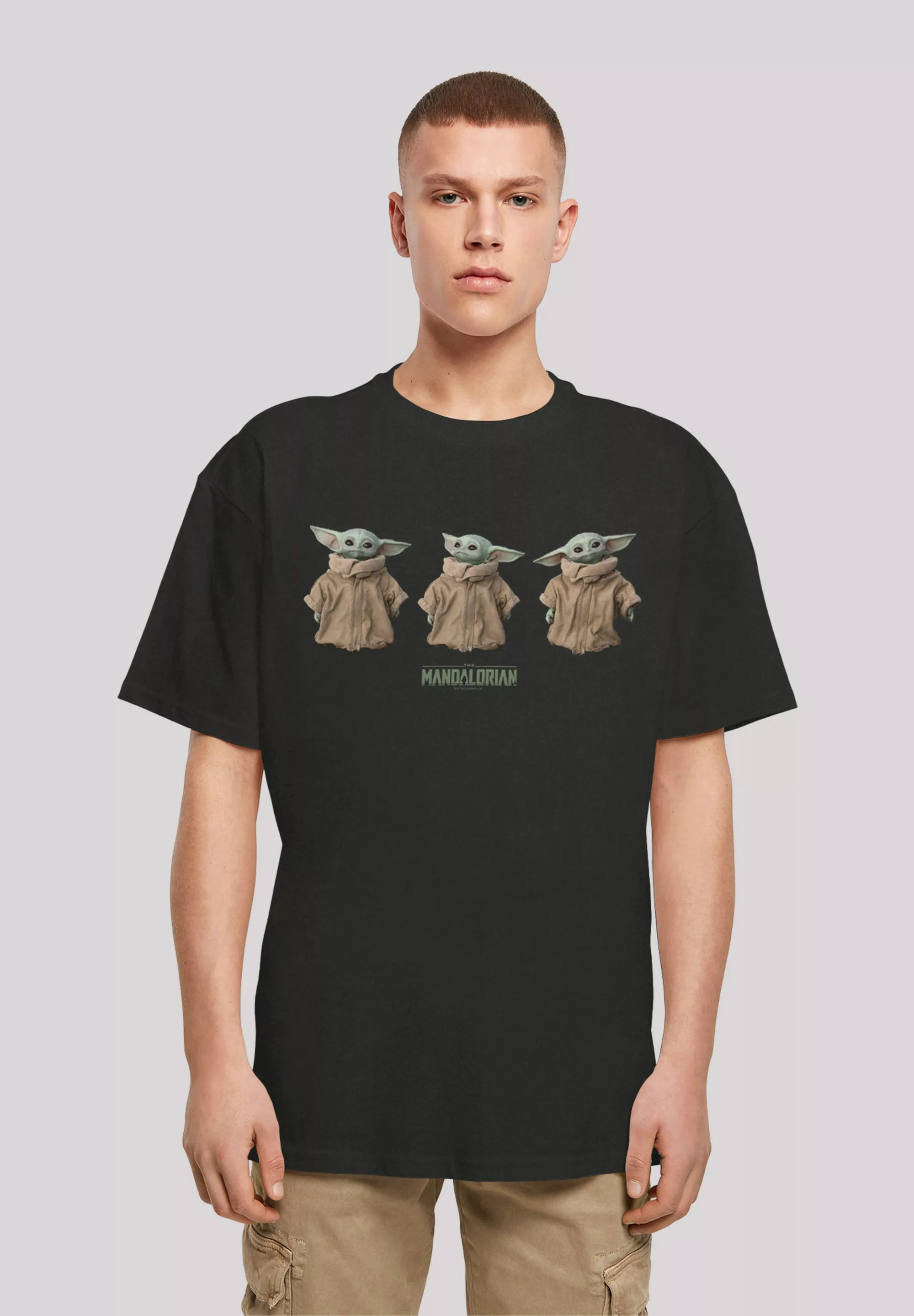 F4NT4STIC T-Shirt "Star Wars The Mandalorian The Child Poses", Print günstig online kaufen