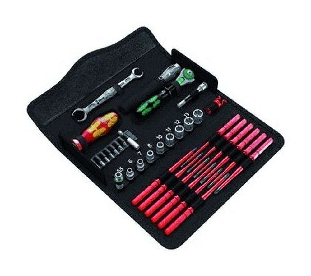 Wera Werkzeugset, 35tlg Elektromonteur-Set Tasche 1xMaul günstig online kaufen
