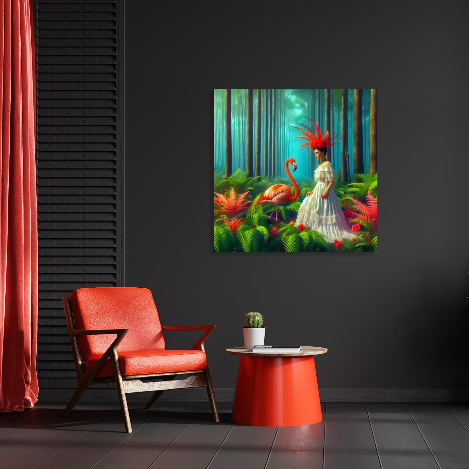 queence Acrylglasbild »Women Art«, (1 St.), KI Kunst, knallige Farben, küns günstig online kaufen